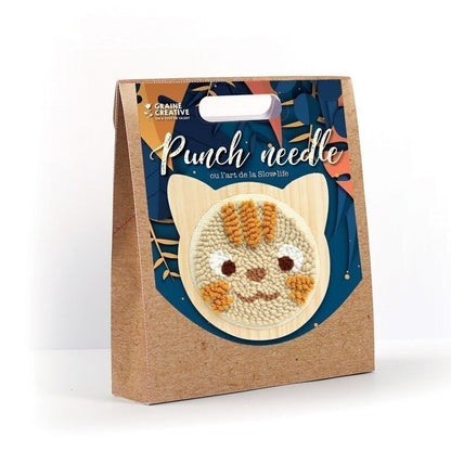 DIY - KIT PUNCH NEEDLE CHAT Graine Créative GRAINE CREATIVE