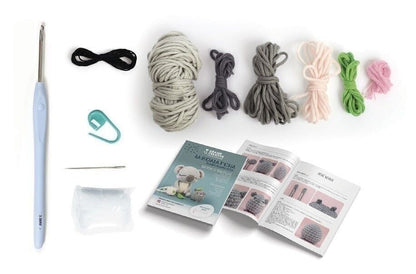 Tous les accessoires nécessaires pour réussir facilement votre premier amigurumi koala.