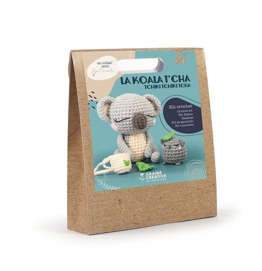 Kit DIY Amigurumi Koala – Graine Créative | Crochet facile débutant 12,5 cm GRAINE CREATIVE
