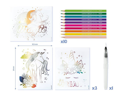 Aquarellfarben-Set - Aqua Art - Einhörner
