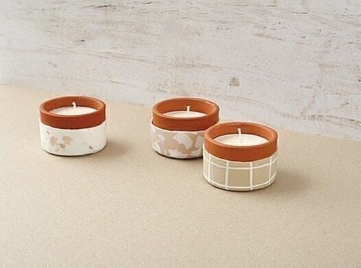 FIMO Home Déco Kit – 3 kreative Samenkerzenhalter