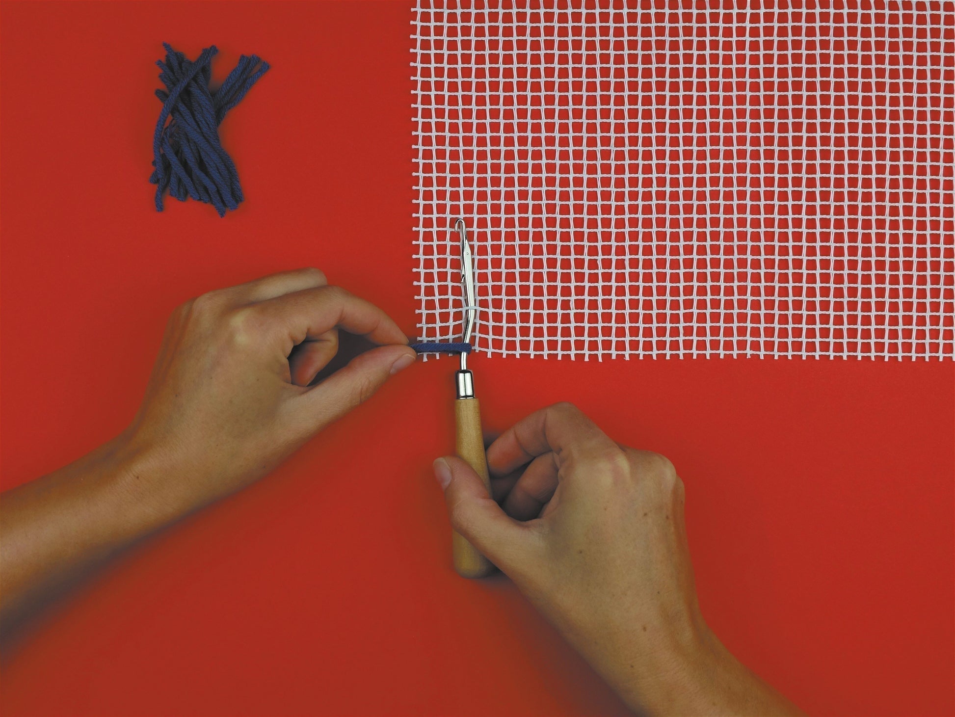 Kit Punch Needle - Point noué HELSINKI 300x300mm GRAINE CREATIVE