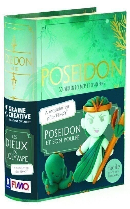 KIT FIMO MYTHOLOGIQUE POSEIDON stock limité GRAINE CREATIVE