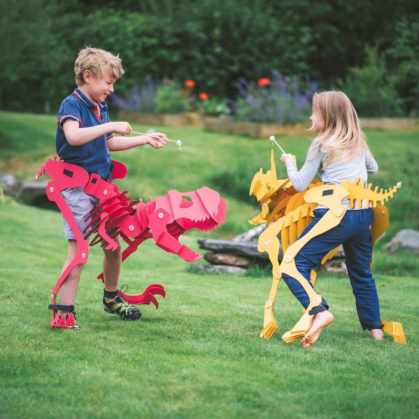 Kinderspielzeug, T-Rex-Dinoanzug, tragbarer Bau-Dinosaurier