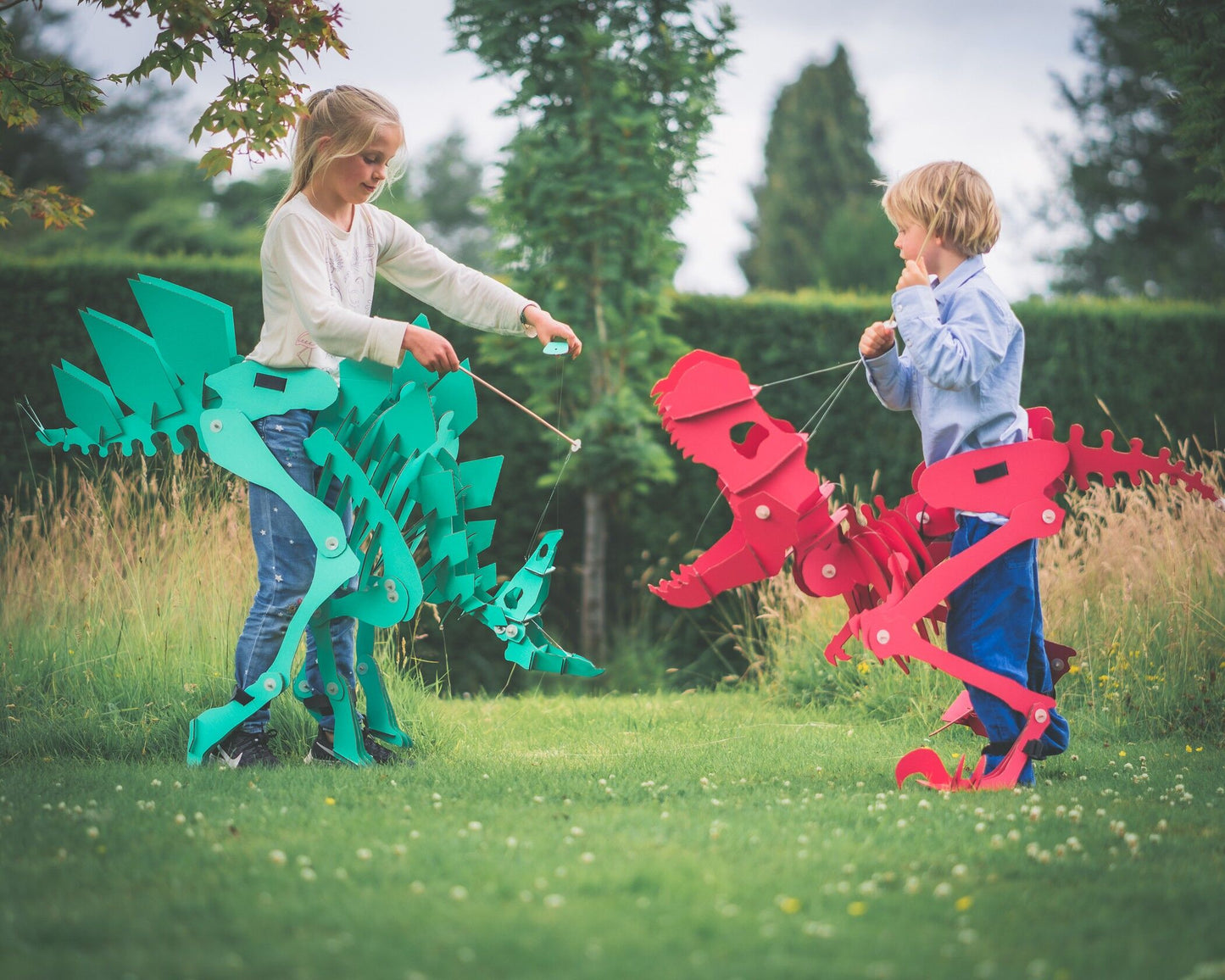 Kinderspielzeug, tragbarer Gebäude-Dinosuit Stegosaurus-Dinosaurier