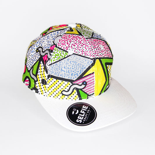 CASQUETTE A COLORIER Géometrie Selfie Craft Co