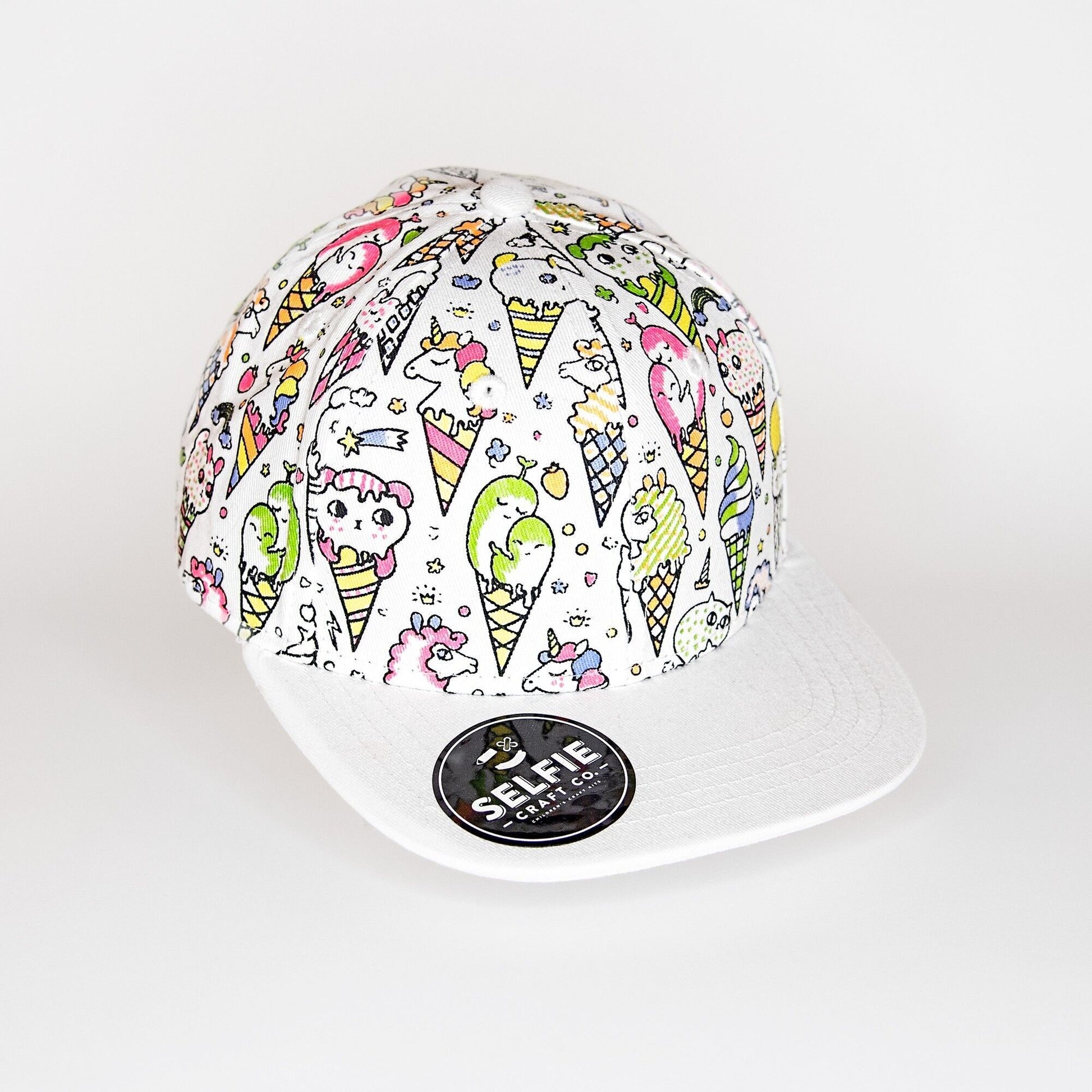 CASQUETTE A COLORIER ICE CREAM Selfie Craft Co