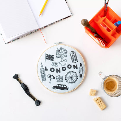Kit de broderie London Cotton Clara