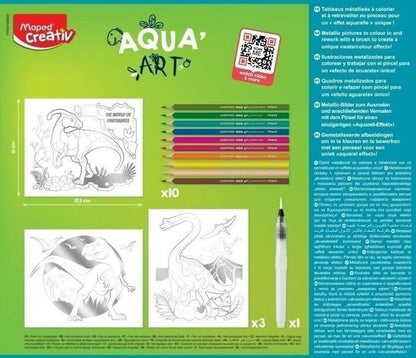 Kit de peintures aquarelle Dinosaures Maped
