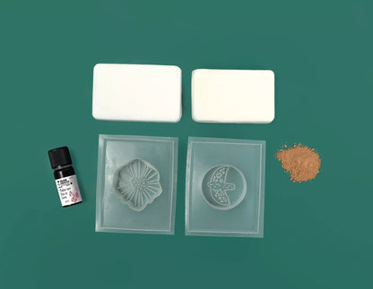 Kit DIY Savons karité permettant de réaliser vous-même 4 savons GRAINE CREATIVE