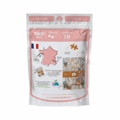Puzzle 1000 pièces L'atelier: 1000 pièces Maison Joliette