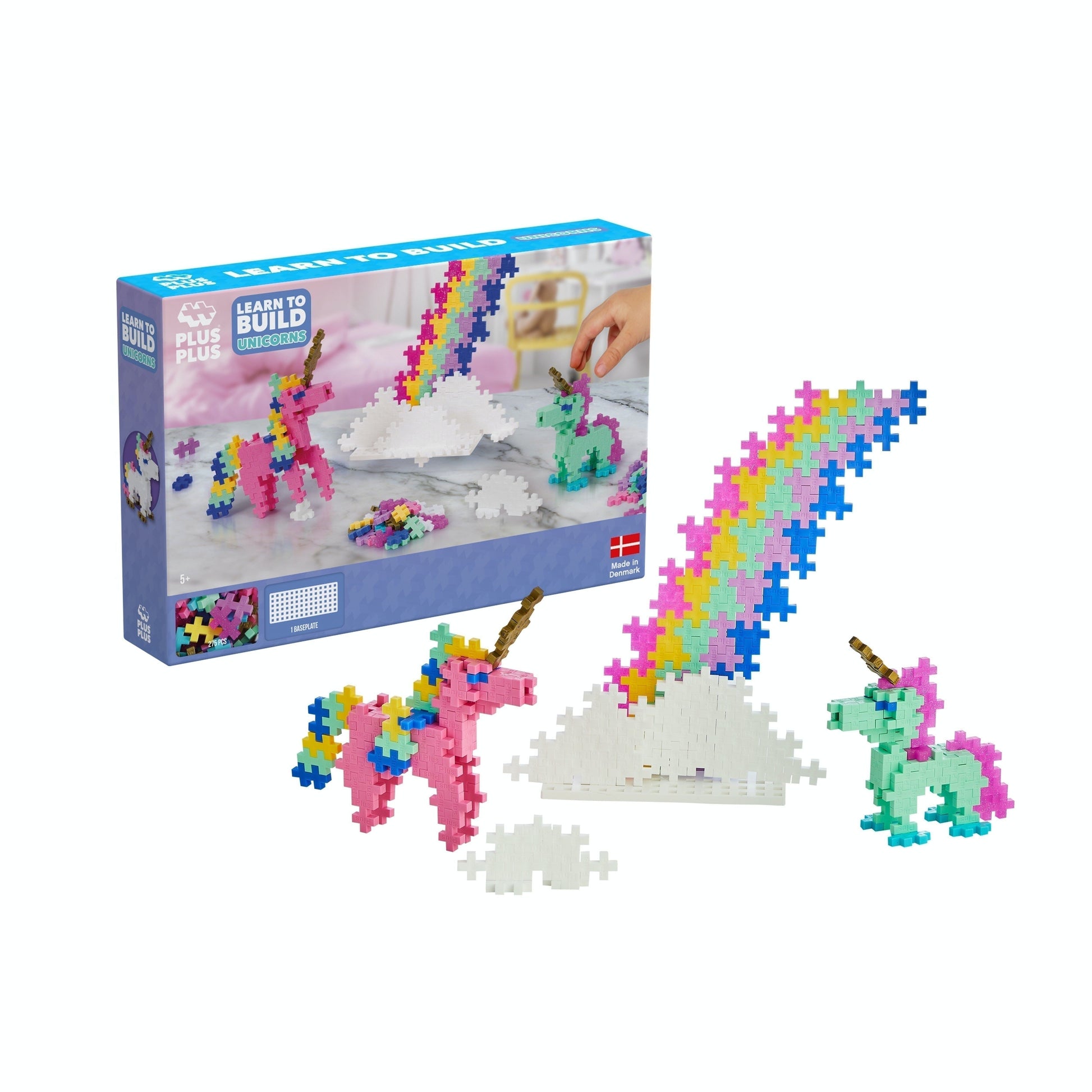 Kit découverte Licornes - 275 Pcs - jeu de construction enfant - PLUS PLUS plus plus