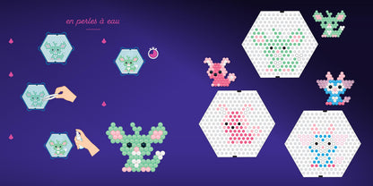 Trois créatures Fantasy Dreams à réaliser avec 270 perles à eau