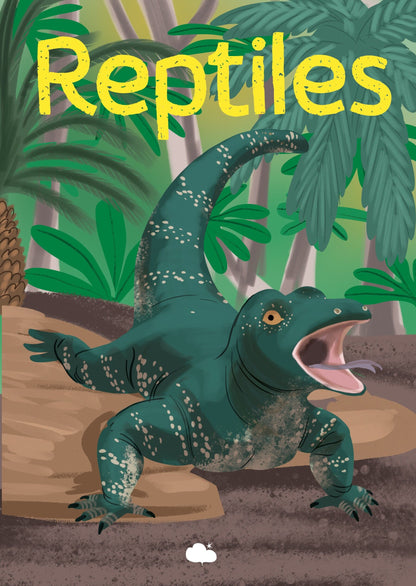 Coffret fabrication caméléon en papier mâché pour enfant +1 livre - Kit bricolage l'atelier imaginaire