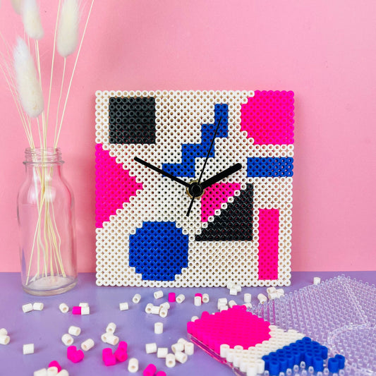 Diy Horloge kit de perles à repasser The Edinburgh Craft Club
