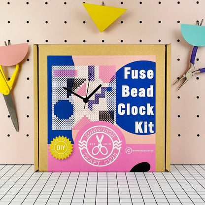 Diy Horloge kit de perles à repasser The Edinburgh Craft Club