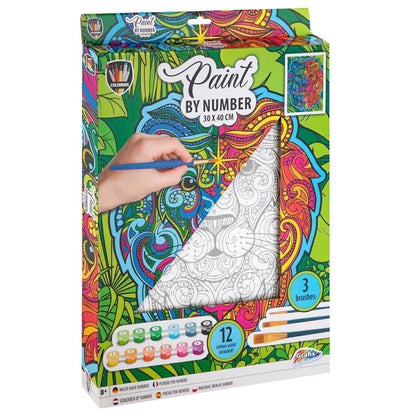 Peinture par numéros Lion - 30Х40 СМ DiamantArt