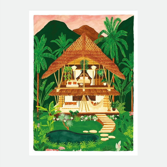 Affiche Ubud 29,7 X 39,7 CM - ATWS-JOY - Concept Store 