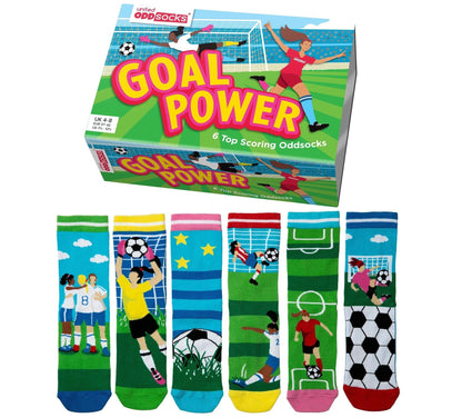 PUISSANCE DES OBJECTIFS | Coffret cadeau adulte 6 chaussettes impaires EUR 37-42 United Oddsocks