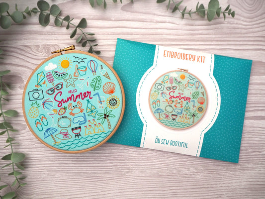 Kit de broderie - Hello Summer Oh Sew Bootiful