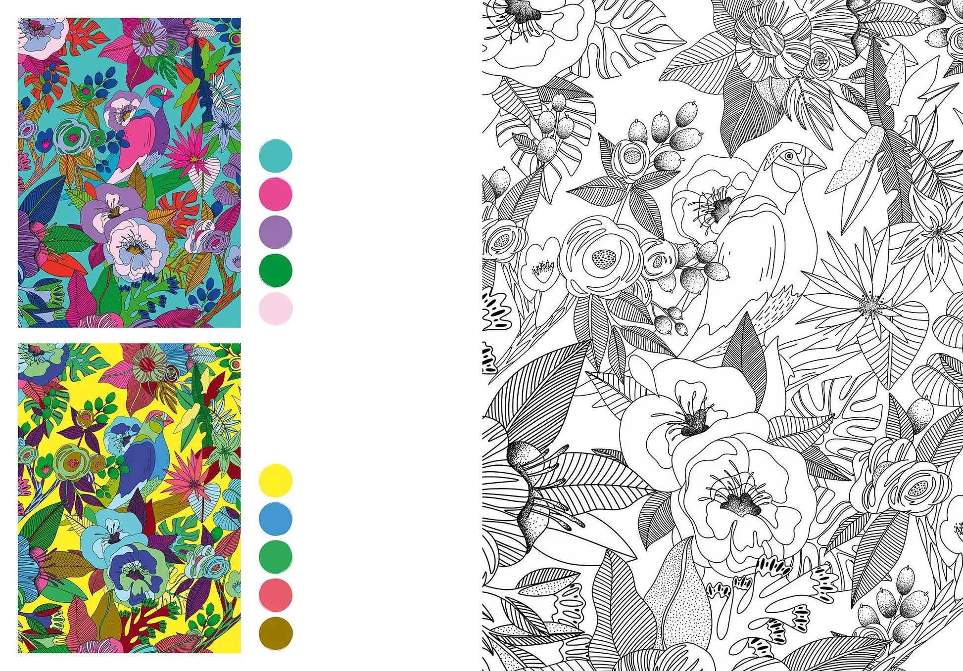 Art thérapie coloriages INSPIRATION  Nature-JOY - Concept Store 