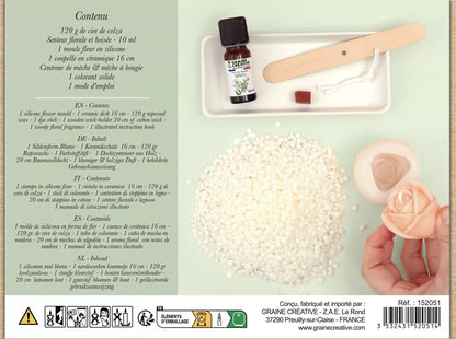 COFFRET DIY BOUGIES TRIO DE FLEURS Graine creative GRAINE CREATIVE
