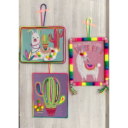 Kit Créatif Laine & Pompons Enfant BOX CANDIY Totally Deco – Coffret DIY Lama Coloré