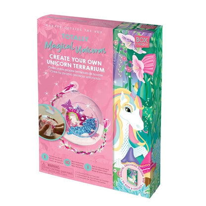 Kit terrarium licorne enfant BOX CANDIY® – Loisirs créatifs forêt magique JOY!