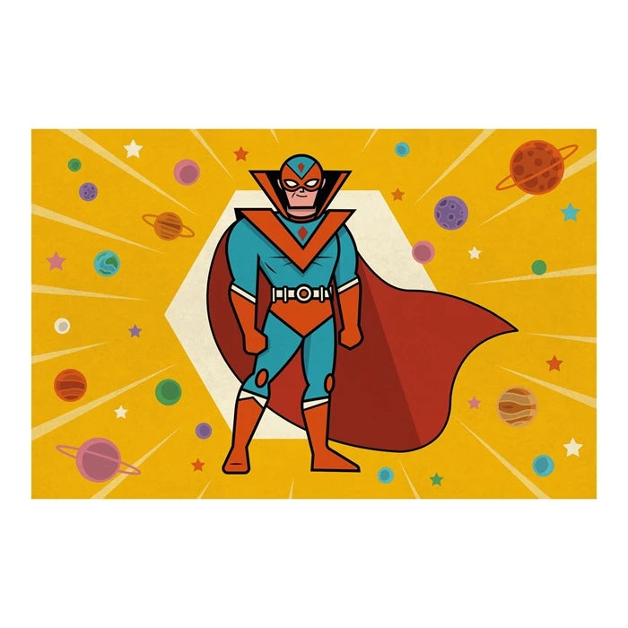 Invitations Superhéros à Personnaliser – Set Anniversaire Enfant Créatif Djeco