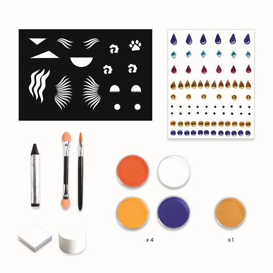 Set de Maquillage Panthera Enfant – Tigre, Lion & Guépard | Joy Cadeaux Djeco