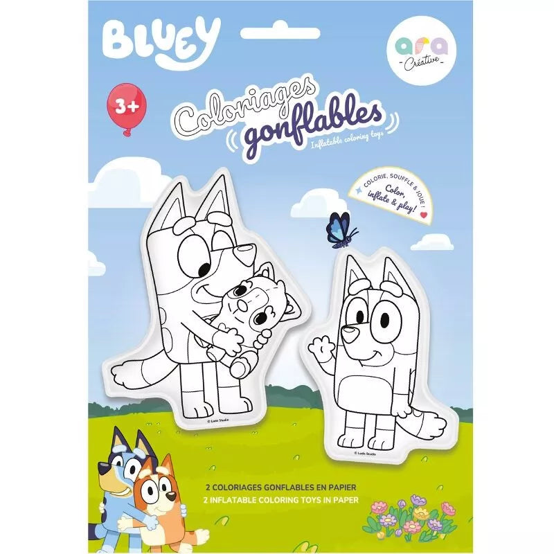 Bluey &amp; Bingo – Aufblasbare Malvorlagen