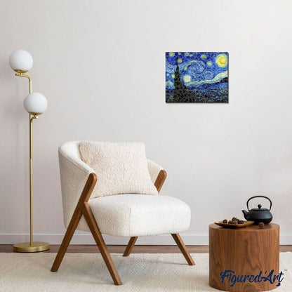 Puzzle 2D en Bois Adulte - La Nuit étoilée de Van Gogh Figured'art