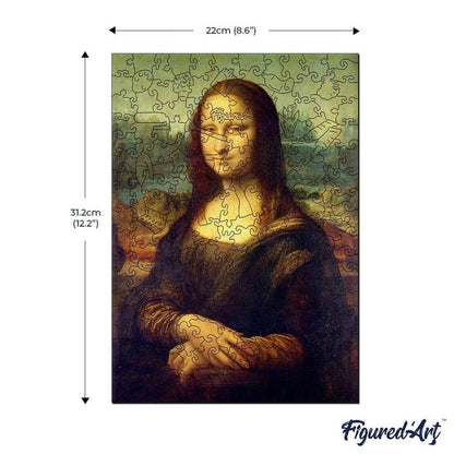 Puzzle 2D en Bois Adulte - La Joconde de Léonard de Vinci Figured'art