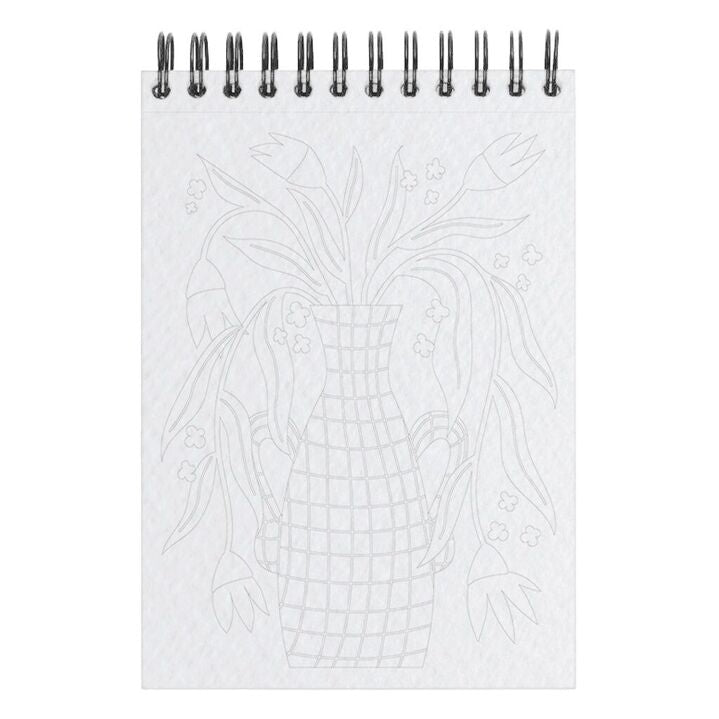Carnet de Coloriage A6 – Motifs Floraux #2 | Maison Joliette | Fabriqué en France Maison Joliette