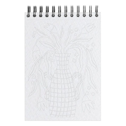 Carnet de Coloriage A6 – Motifs Floraux #2 | Maison Joliette | Fabriqué en France Maison Joliette