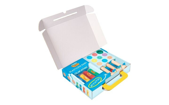 Jovi – Mon Premier Coffret de Modelage + Tampons en Bois | Pâte à modeler sensorielle pour tout-petits