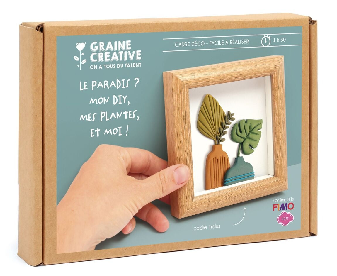 Kit Cadre Miniature Fimo – Vase | Graine Créative
