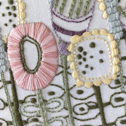 Kit de broderie florale Cinnamon