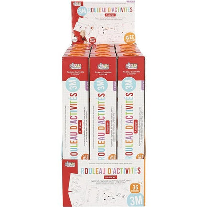 Rouleau éducatif 3 mètres 3/6 ans 2 jeux mômes