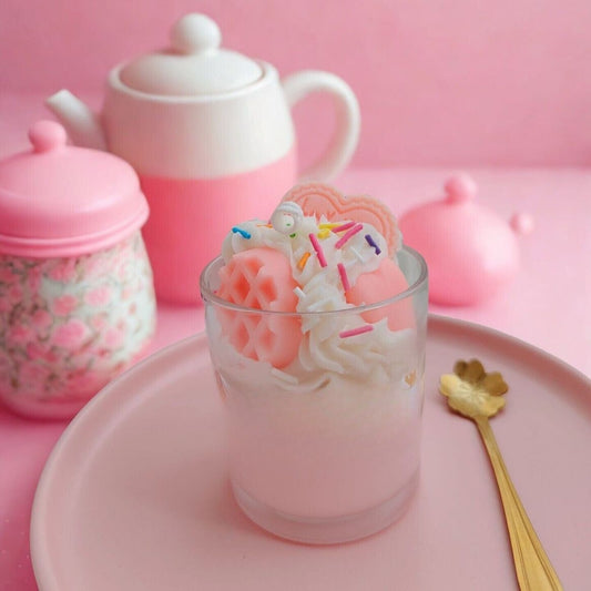 Bougie Gourmande Chantilly Déco Kawaii & Parfumée MINISUKI
