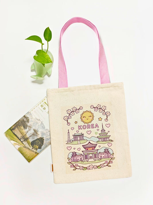 Sac Tote Bag Corée Kawaï – Sac Tissu avec Fermeture Fans K-Pop MINISUKI