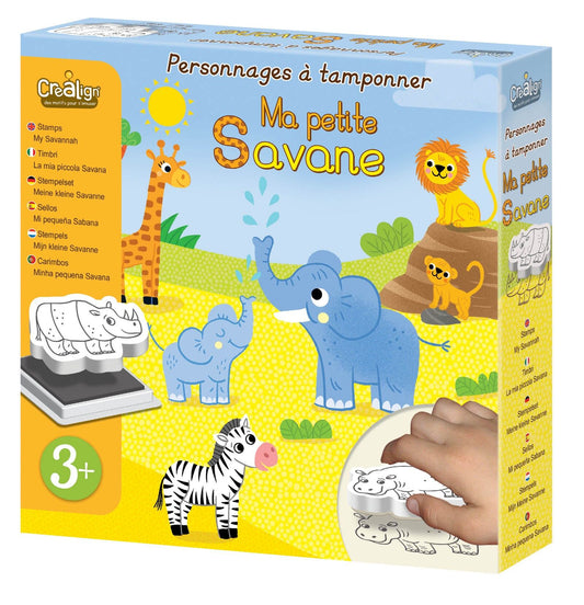 Personnages à tamponner : Ma petite savane Crealign Créa lign