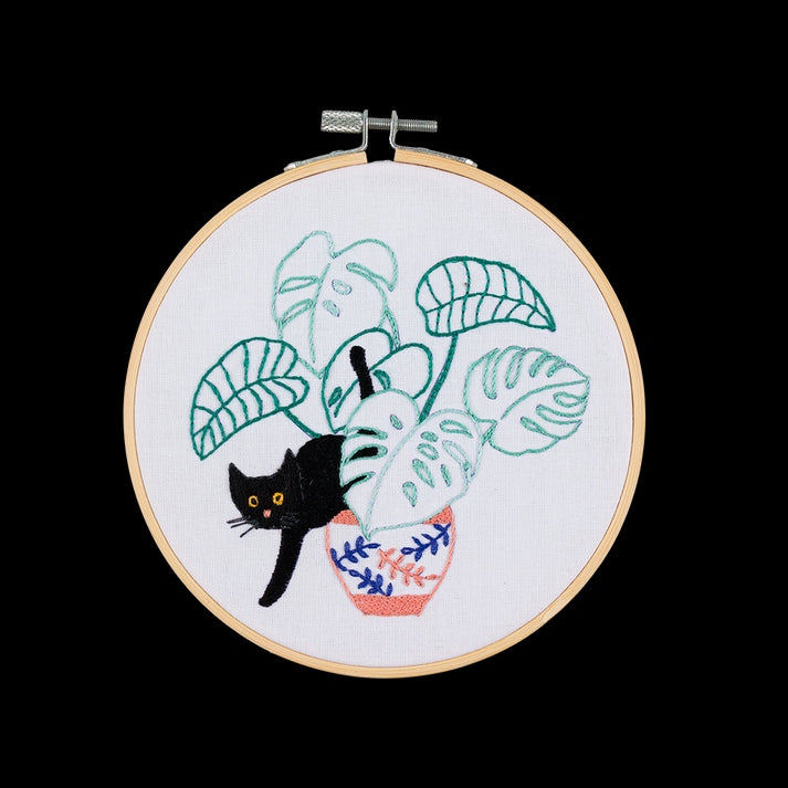 Kit broderie | Mister monstera