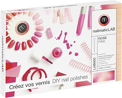 NAILMATIC Rosa Nagellack-Fabrik-DIY-Kit