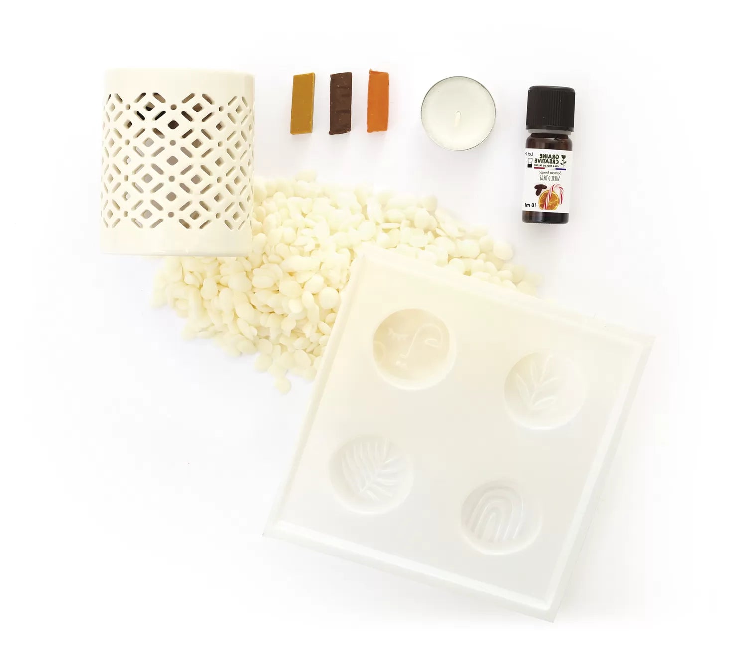 Kit DIY L'Atelier Fondants à Bougie GRAINE CREATIVE