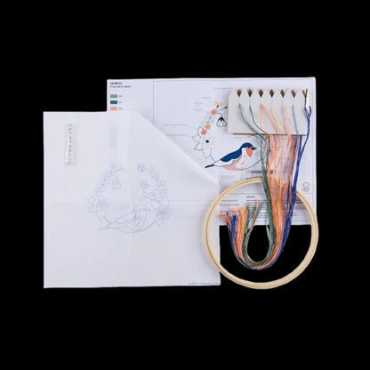 Kit broderie | Échos de la nature Com'1 Idée