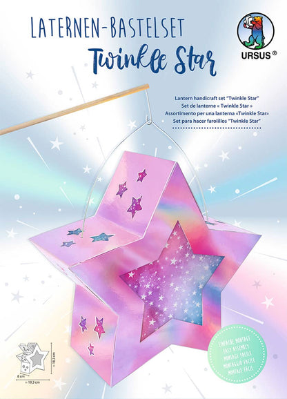 Kit de fabrication de lanternes roses Twinkle Star URSUS®