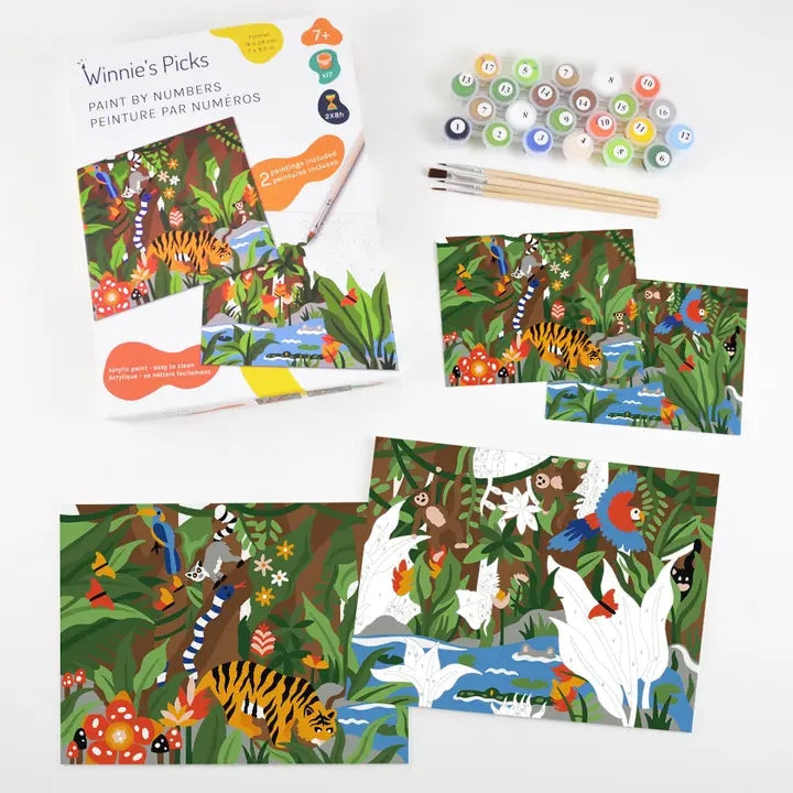 Peinture par numéros Kids "Jungle " Winnie's Picks