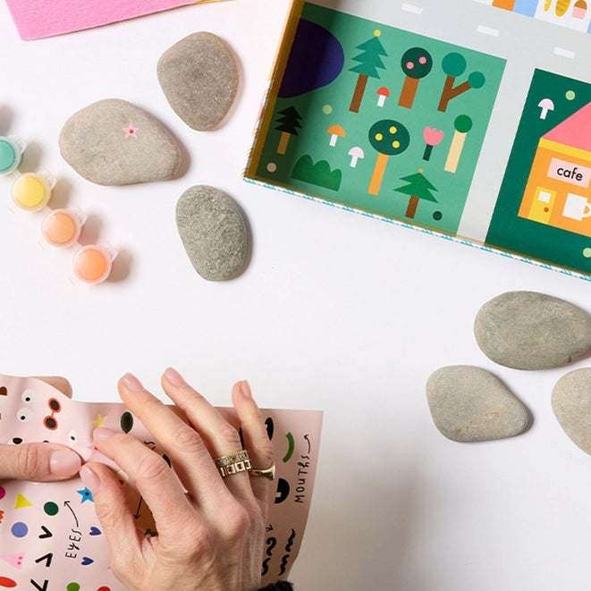 Kit de peinture rupestre pour enfants - Cool Faces Journey Of Something