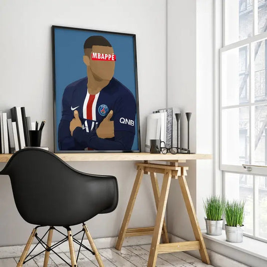 HUGOLOPPI Affiche KYLIAN MBAPPÉ - 30X40 CM Hugoloppi